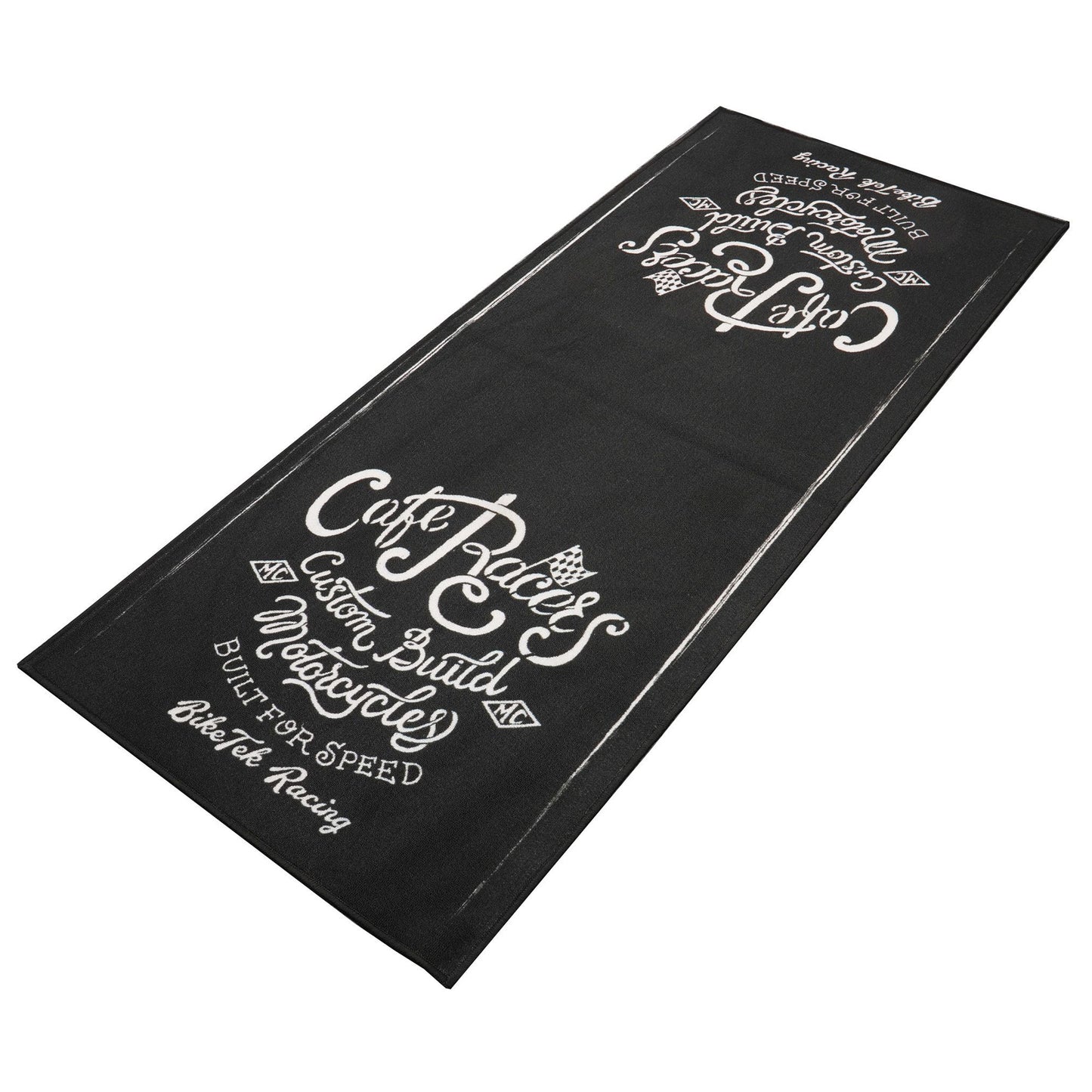 Biketek 'Series 7' Garage Mat - 'Cafe Racer / Custom' (190x80cm)