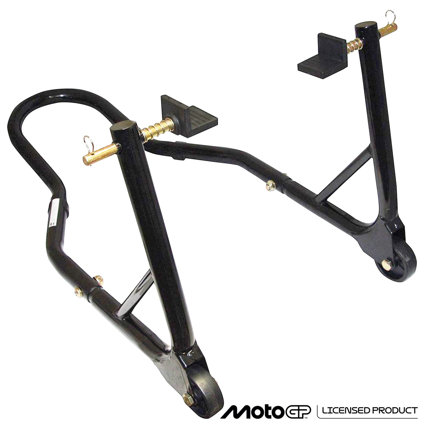 MotoGP Rear Paddock Stand With Round Tubing - Black