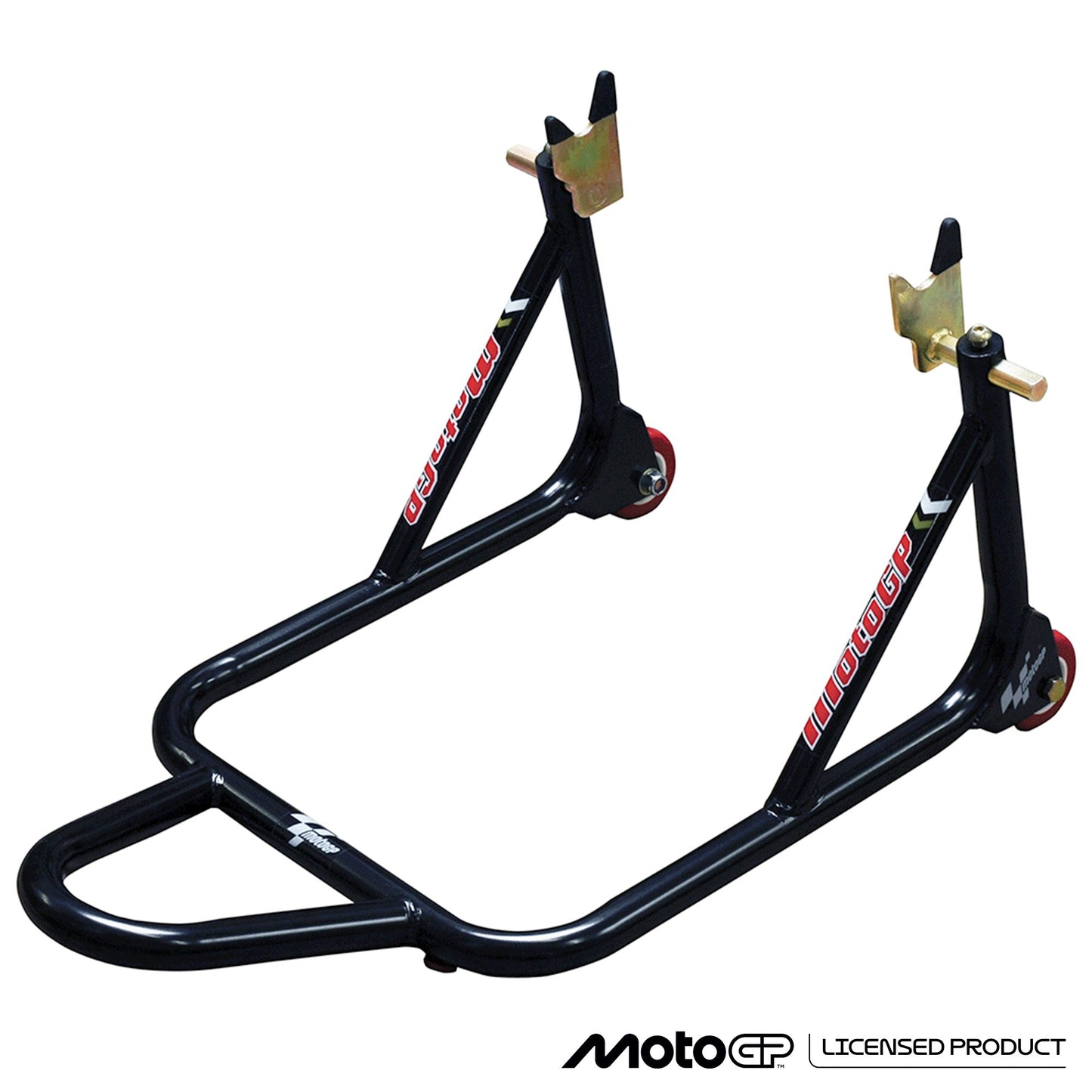 MotoGP 1 Piece Rear Paddock Stand With Bobbin Spool Fitment - Black