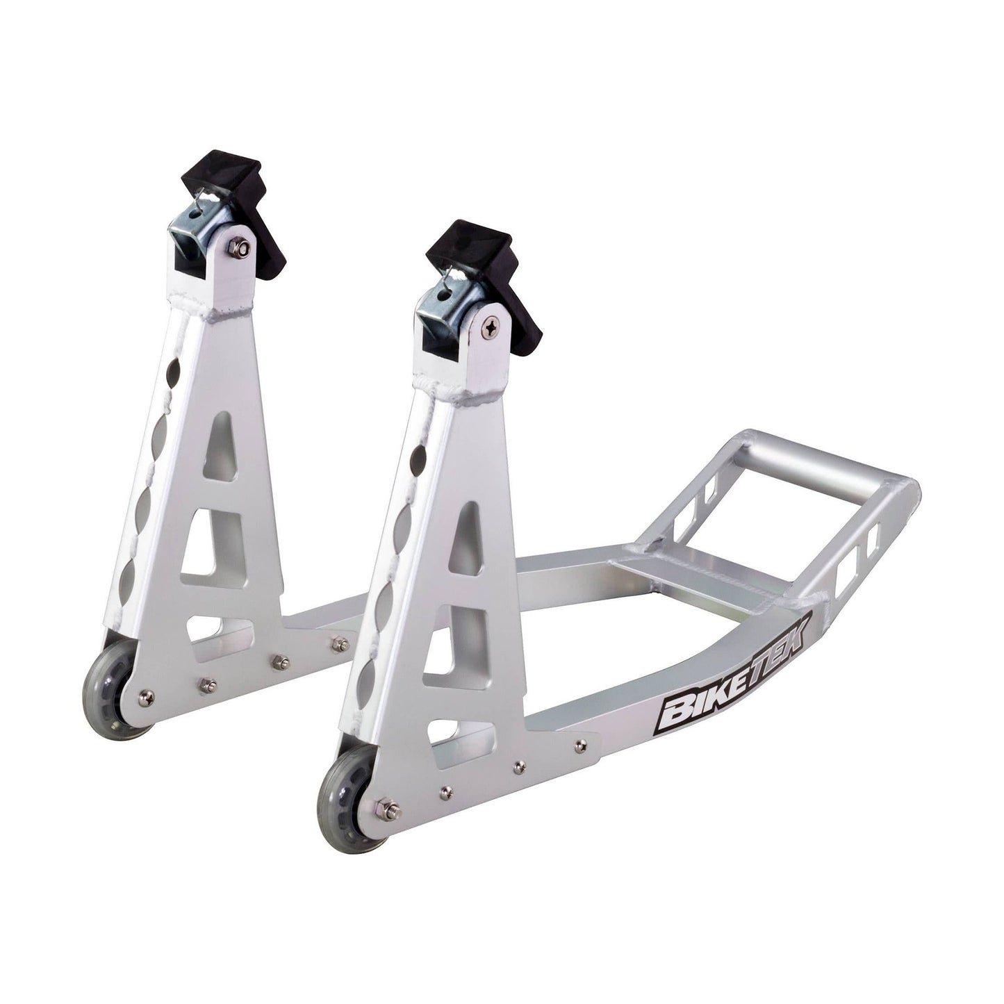 BikeTek Aluminium Box Section Front Paddock Stand - Sliver