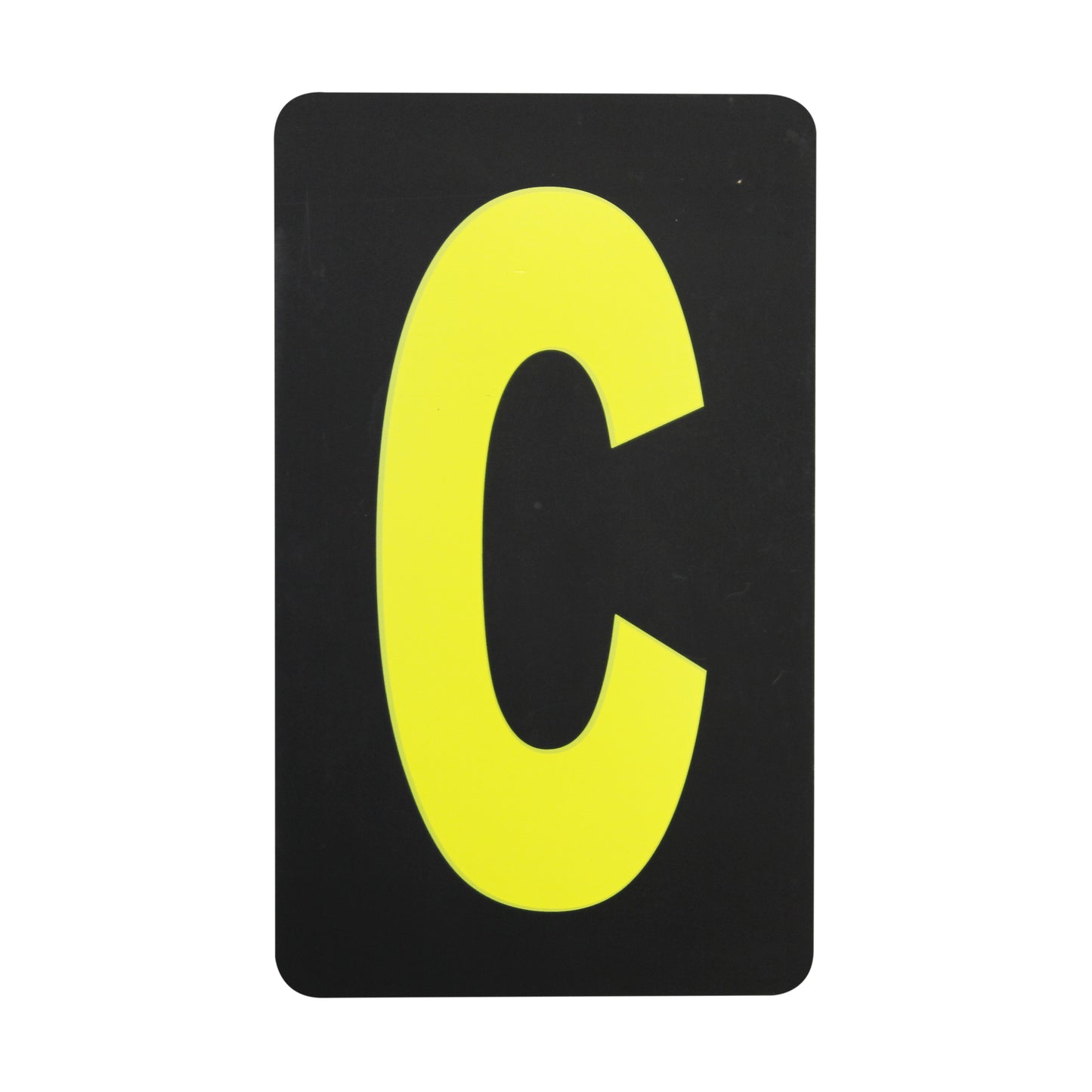 Spare Yellow Letter C For BikeTek Pitboard