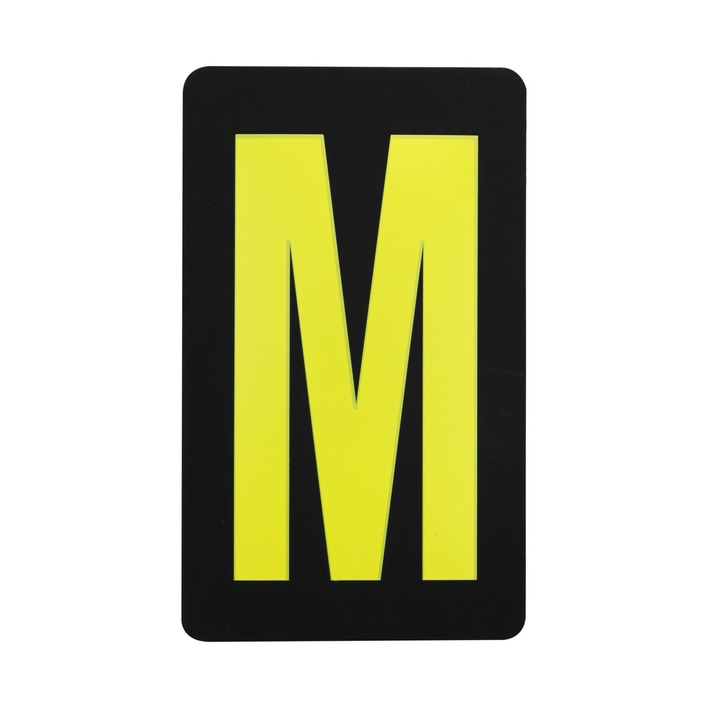 Spare Yellow Letter M For BikeTek Pitboard