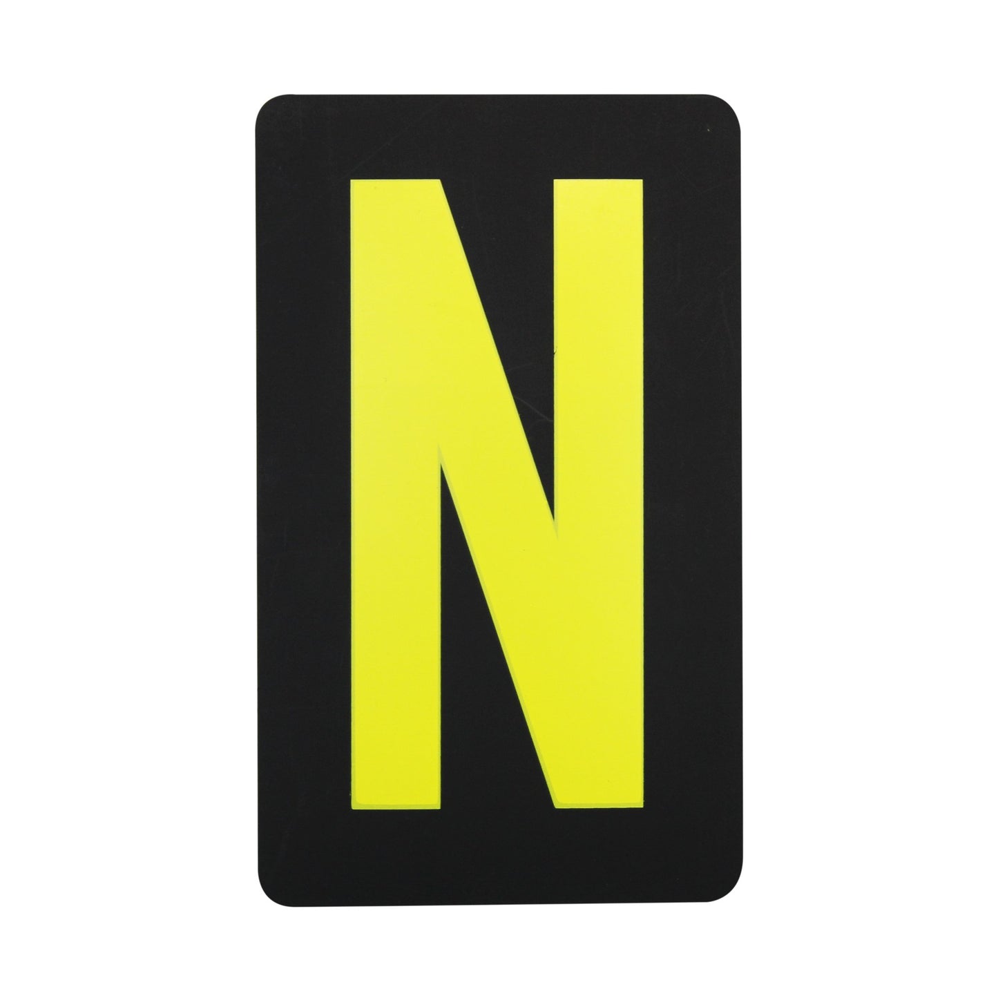 Spare Yellow Letter N For BikeTek Pitboard