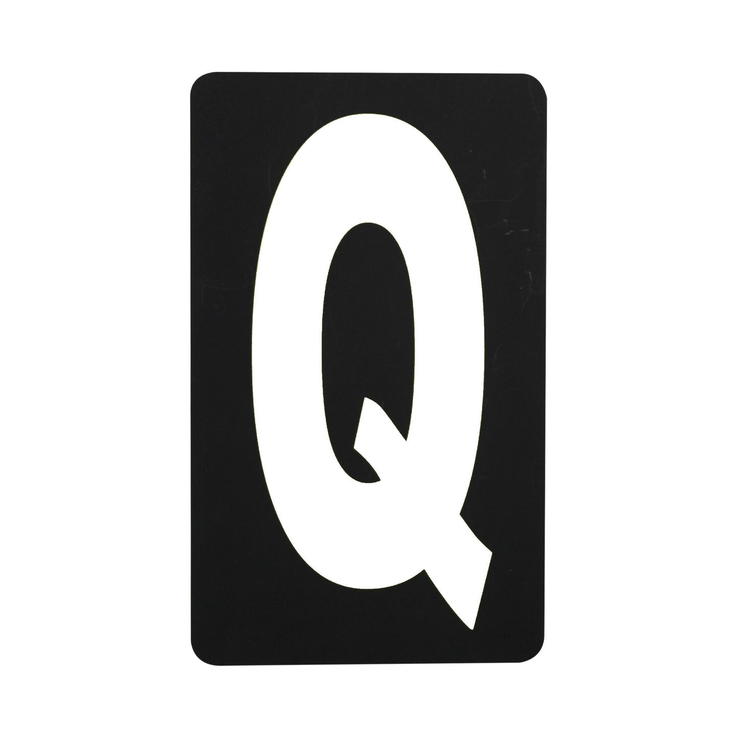 Spare White Letter For BikeTek Pitboard - 'Q'