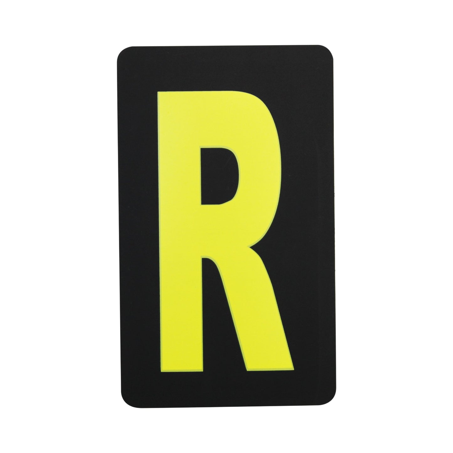 Spare Yellow Letter R For BikeTek Pitboard
