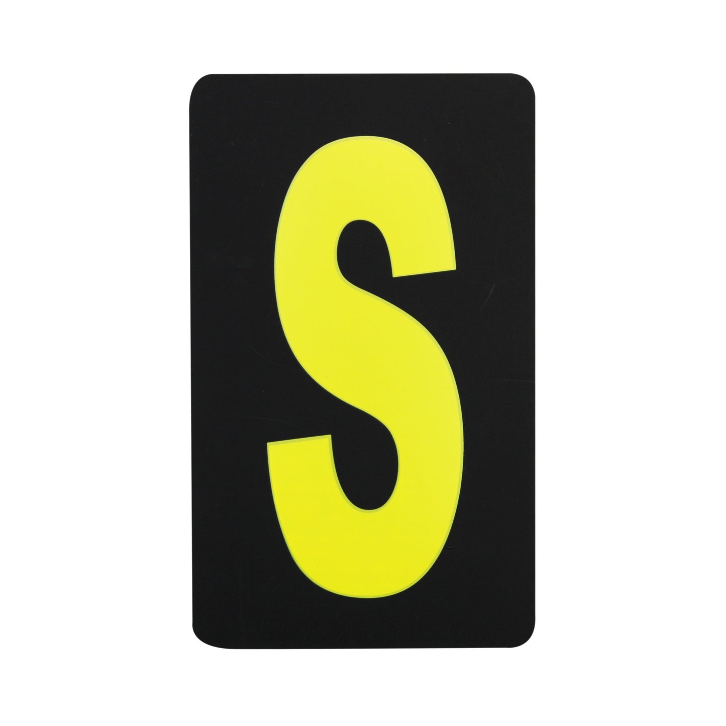 Spare Yellow Letter S For BikeTek Pitboard
