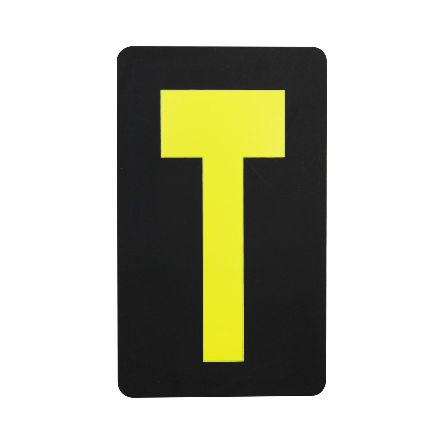 Spare Yellow Letter T For BikeTek Pitboard