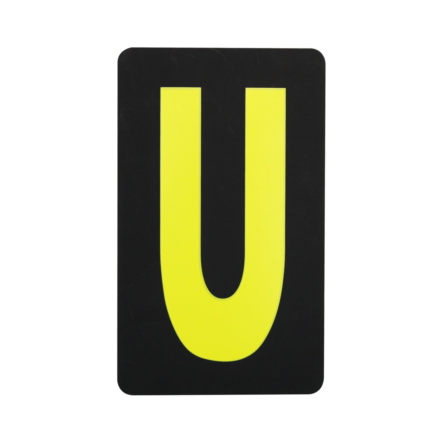 Spare Yellow Letter U For BikeTek Pitboard