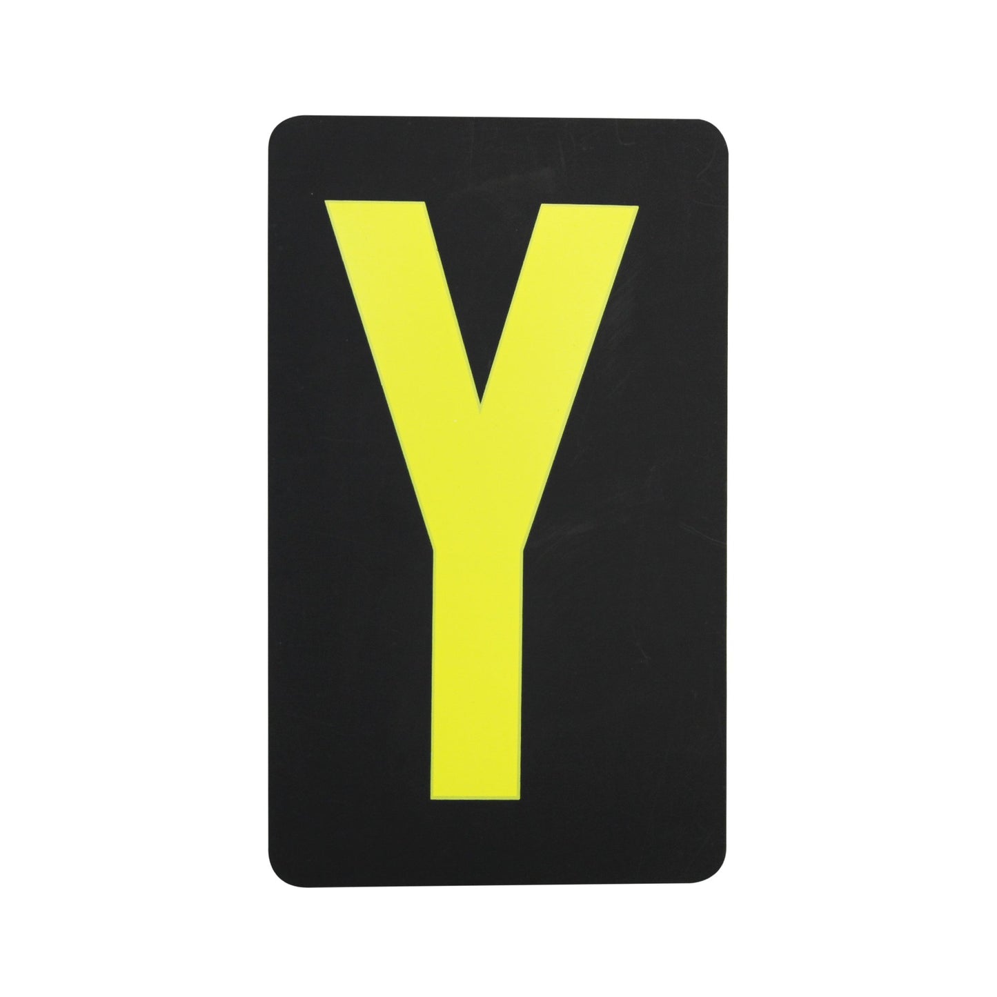 Spare Yellow Letter Y For BikeTek Pitboard