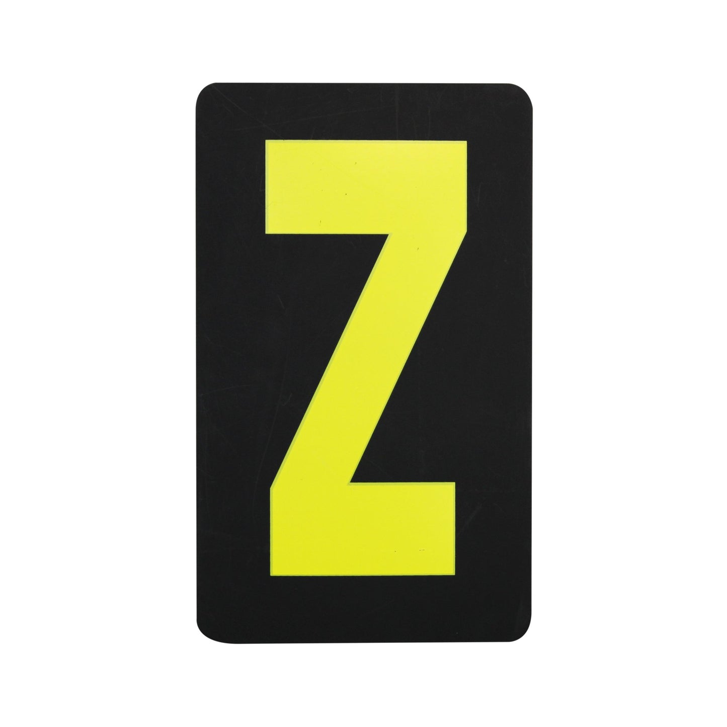 Spare Yellow Letter Z For BikeTek Pitboard