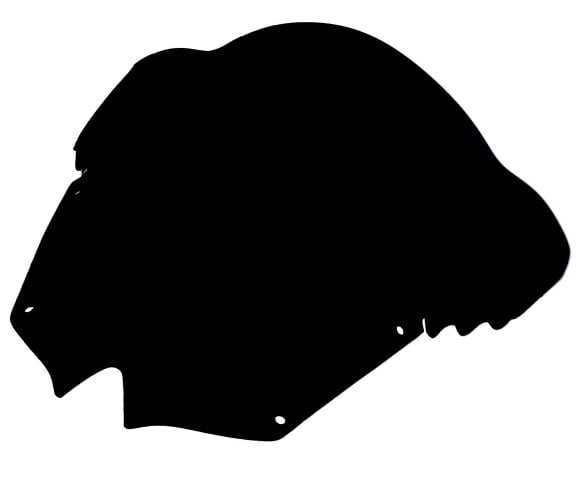 Airblade Dark Smoked Double Bubble Screen - Yamaha YZF-R6 08>