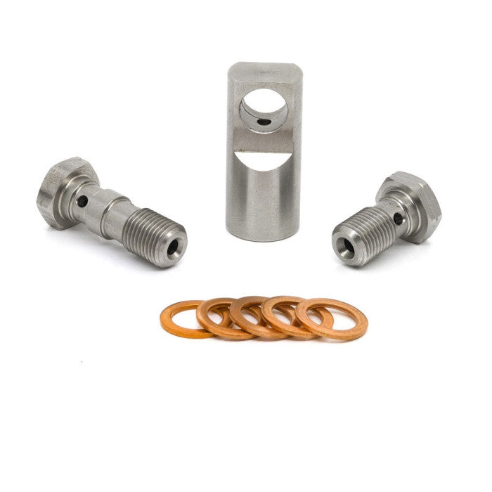 Stainless Steel M10 x 1.00 Radial Master Cylinder Conversion Kit
