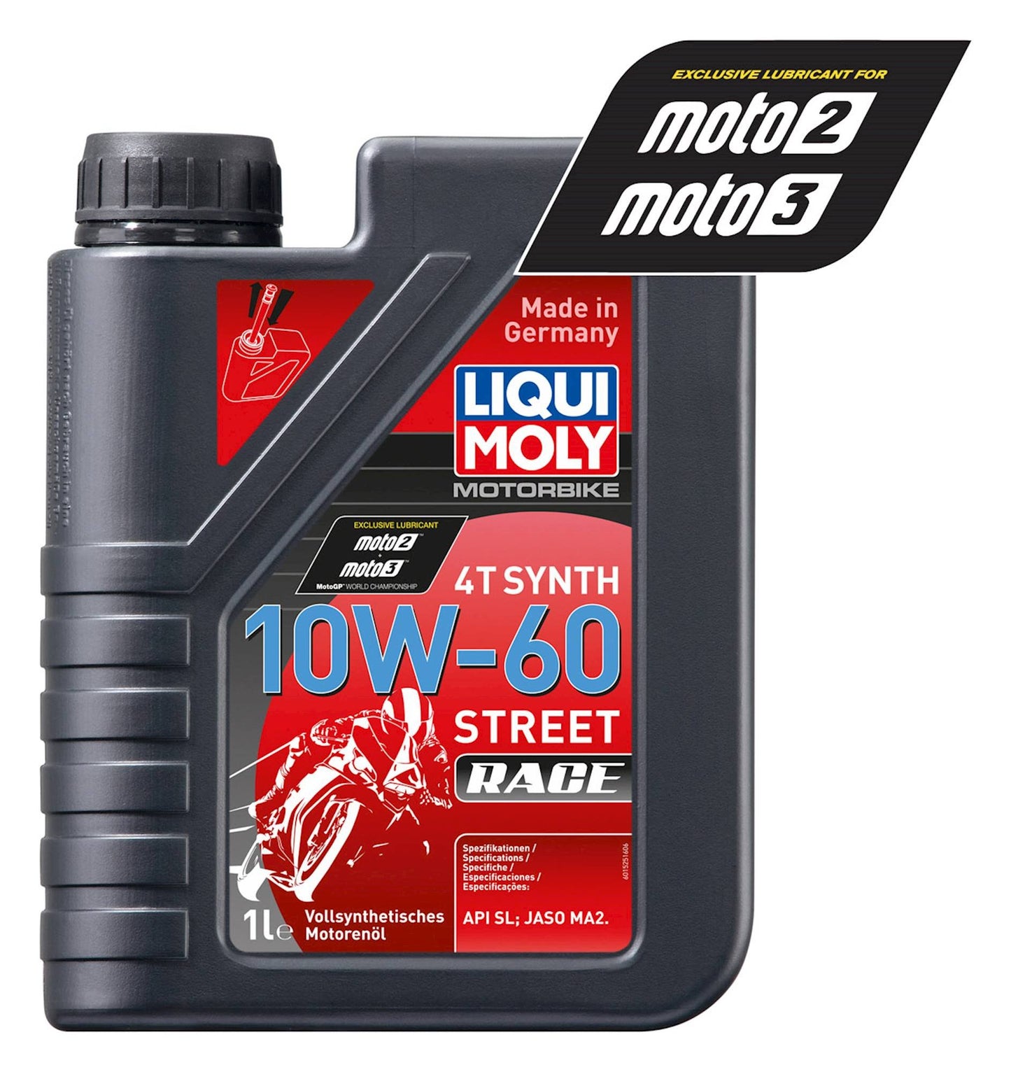 Liqui Moly 4 Stroke Fully Synthetic Street Race 10W-60 1L - #1525