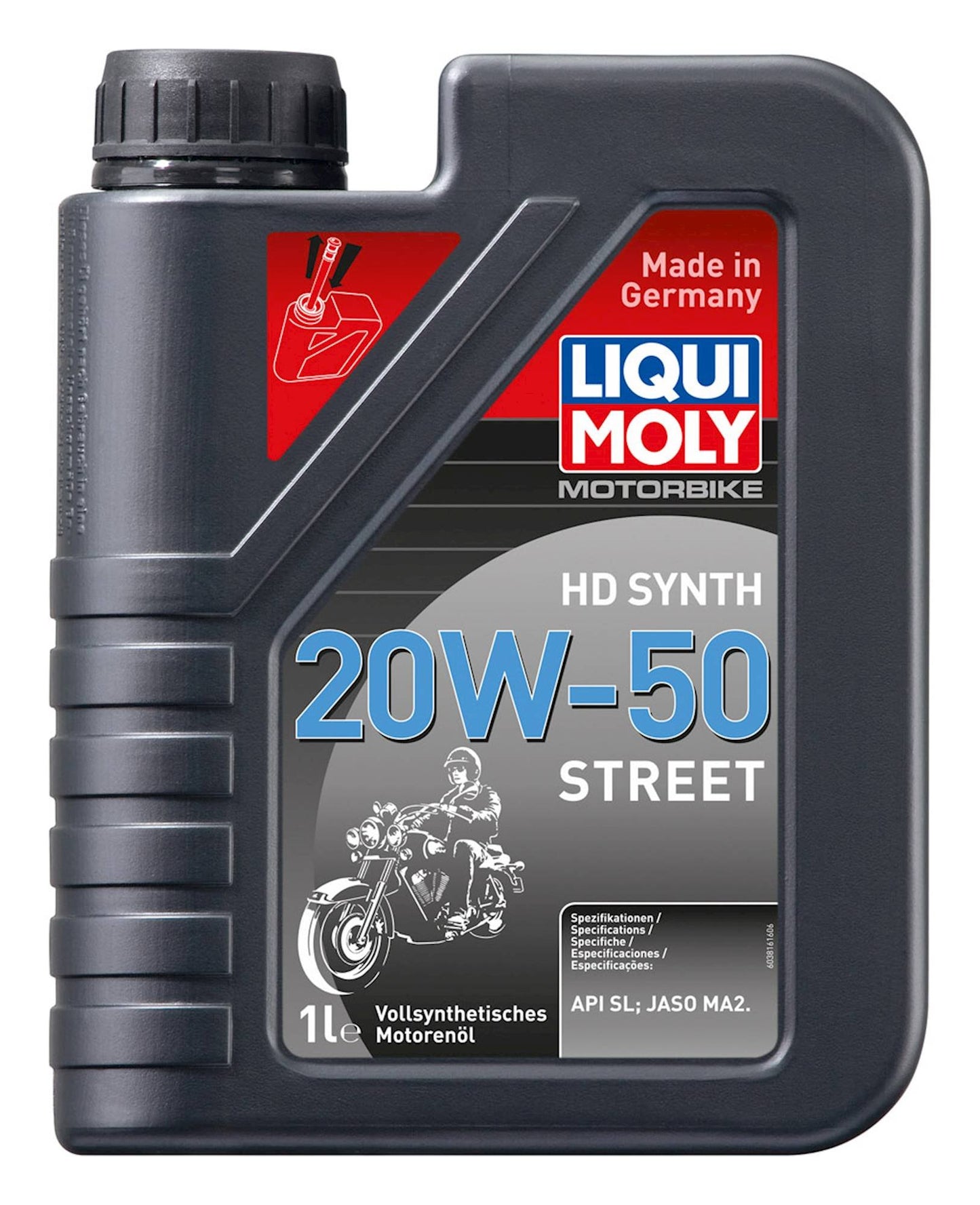 Liqui Moly 4 Stroke Fully Synthetic HD Street 20W-50 1L - #3816