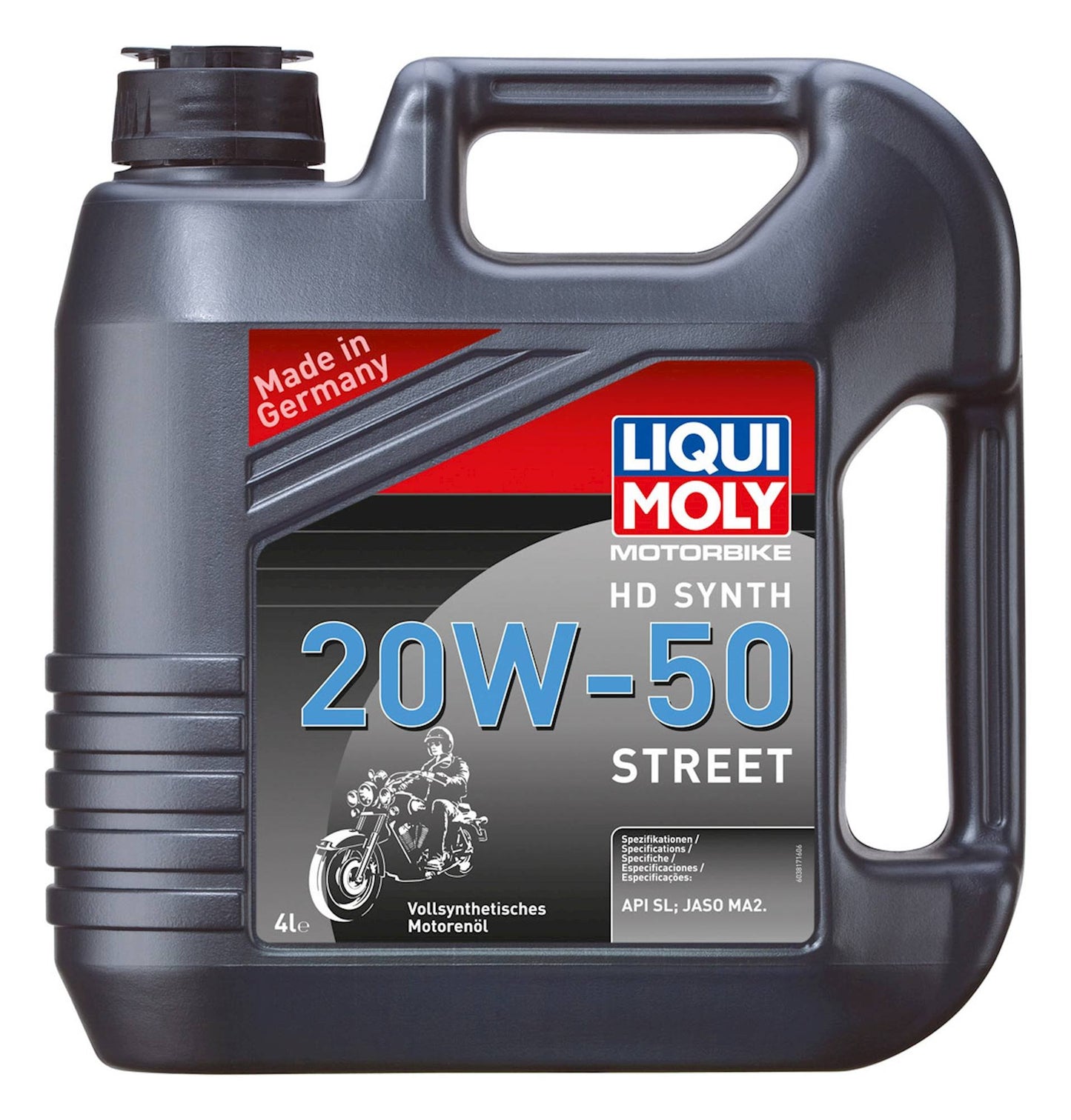 Liqui Moly 4 Stroke Fully Synthetic HD Street 20W-50 4L - #3817