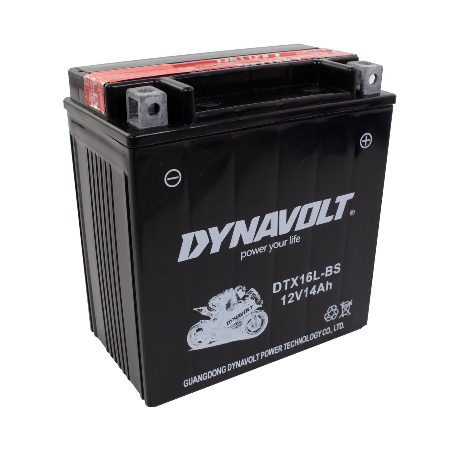 Dynavolt DTX16LBS Maintenance Free Battery With Acid Pack YTX16LBS