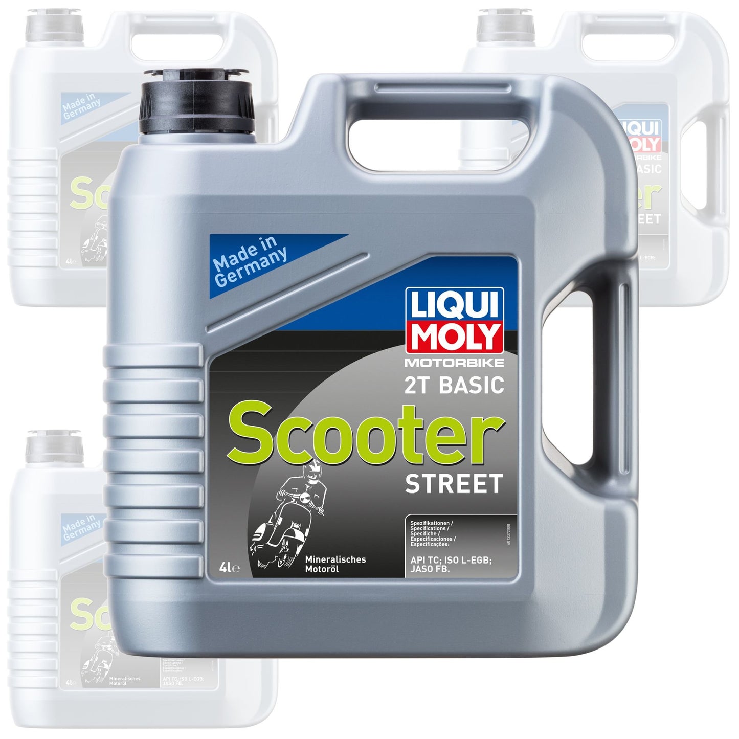 Liqui Moly Oil Motorbike 2T Basic Scooter (Sae30 Alt) 4L [1237] (Box Qty 4)