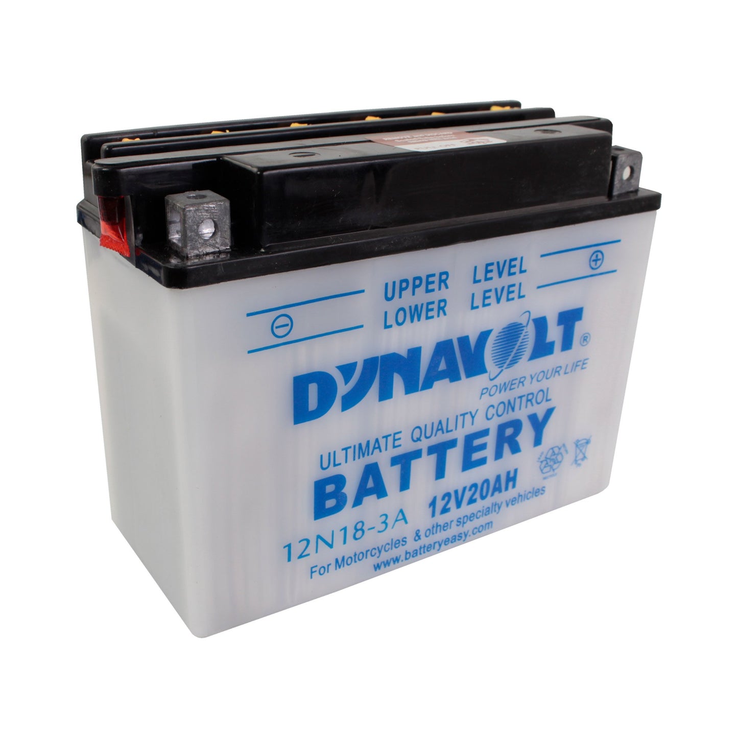 Dynavolt 12N183A Conventional Dry Charge Battery