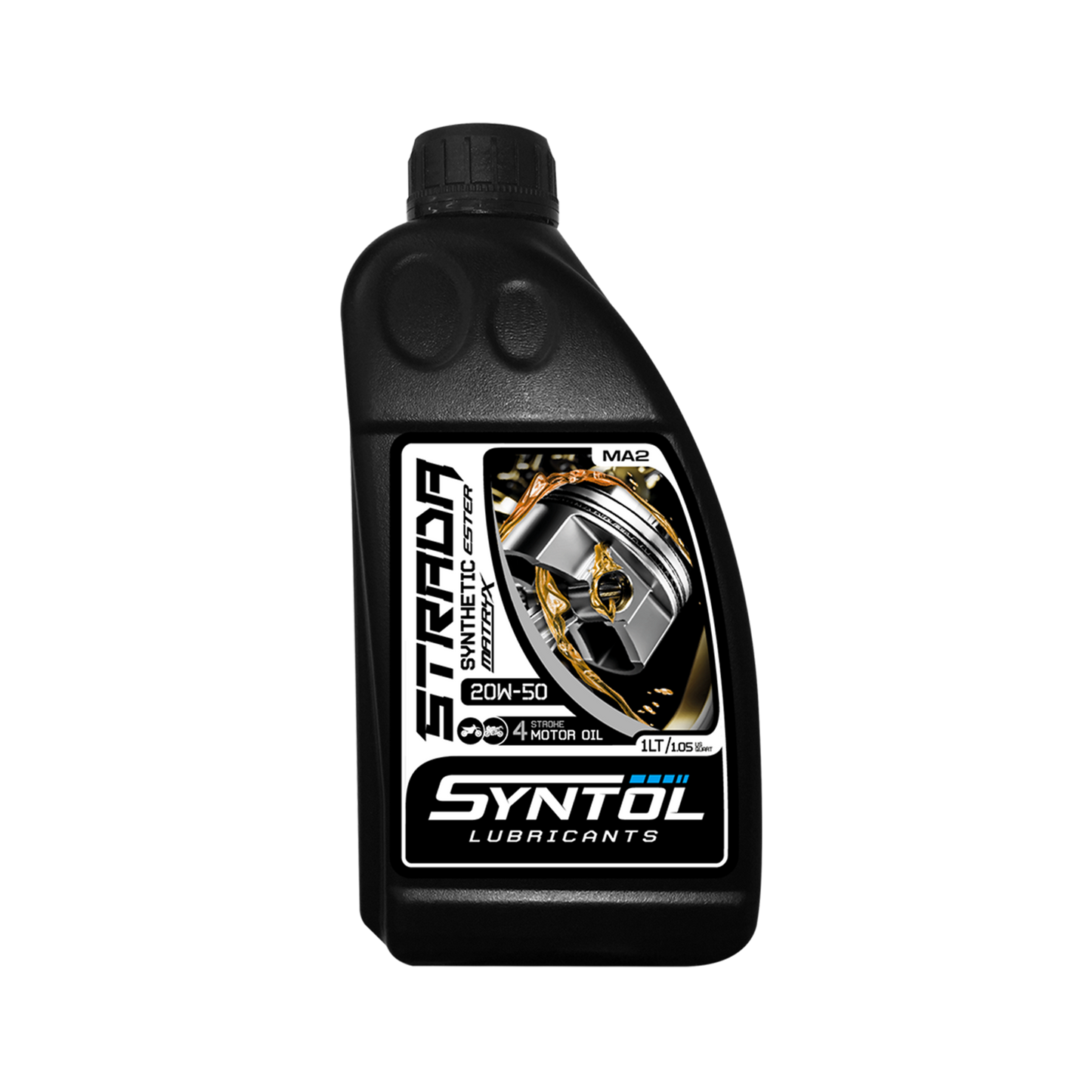 Syntol Strada 4T 20W-50 Semi Synthetic Oil 1 Litre