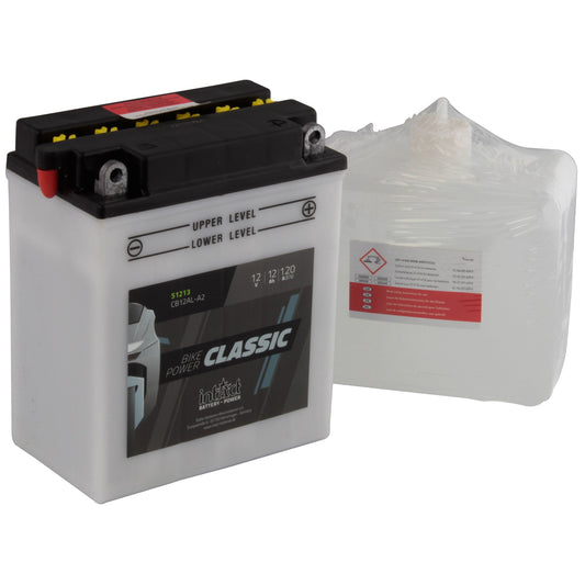 intAct CB12AL-A2 Classic Bike-Power Battery With Acid Pack