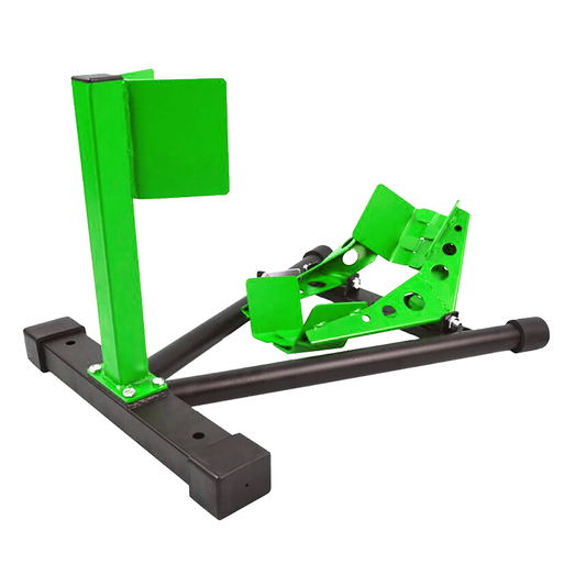 BikeTek Series 5 Front Wheel Chock - Black/Green