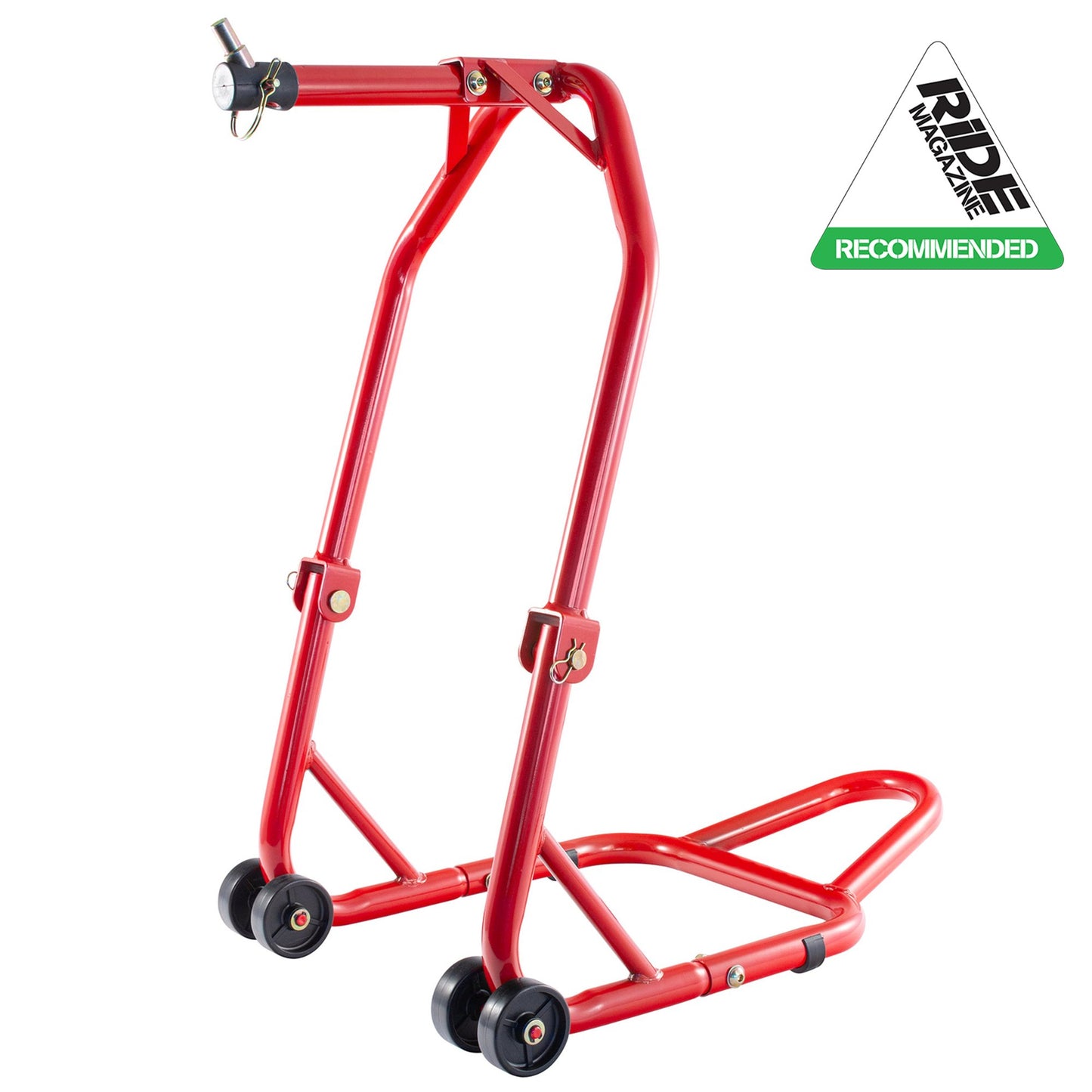 BikeTek Series 3 Front Headlift Track Paddock Stand - Red