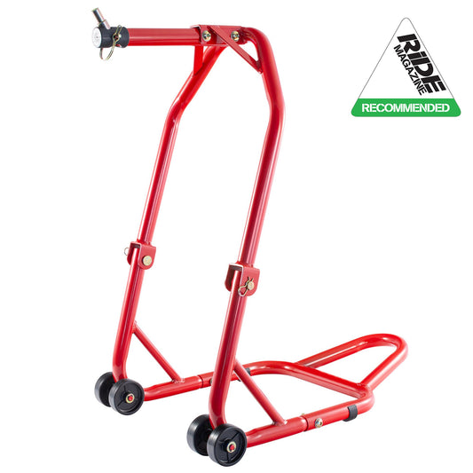 BikeTek Series 3 Front Headlift Track Paddock Stand - Red