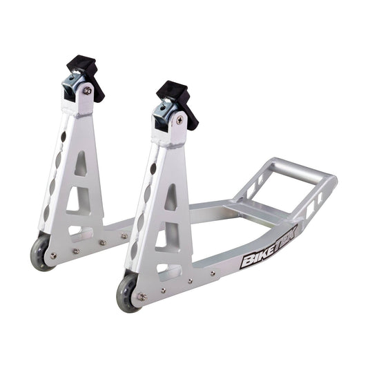 BikeTek Aluminium Box Section Front Paddock Stand - Sliver