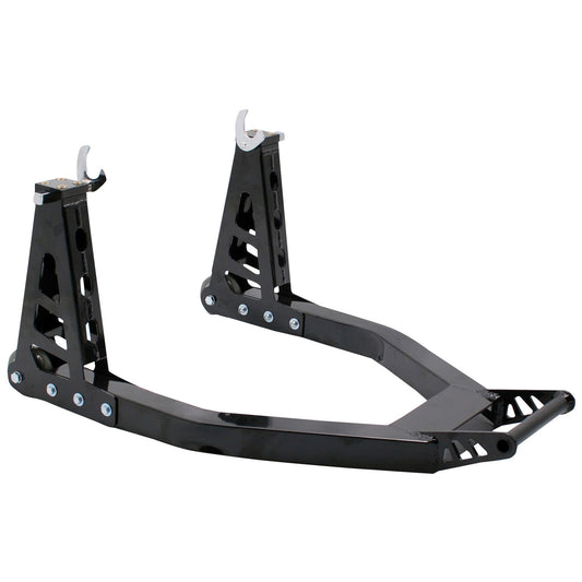 BikeTek Aluminium Box Section Rear Paddock Stand - Black