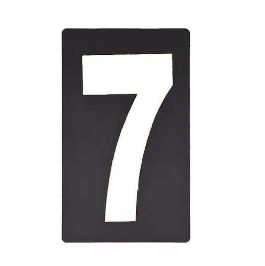 Spare White Pitboard Number - '7'
