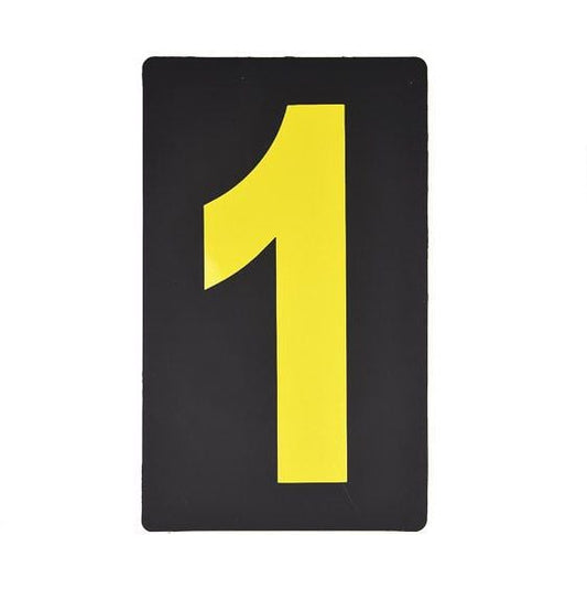 Spare Yellow Pitboard Number - '1'