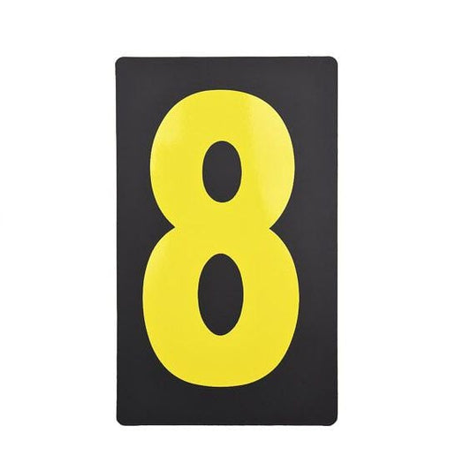 Spare Yellow Pitboard Number - '8'