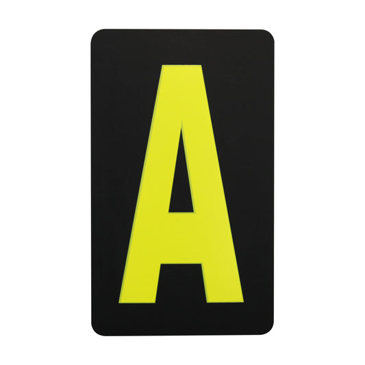 Spare Yellow Letter A For BikeTek Pitboard