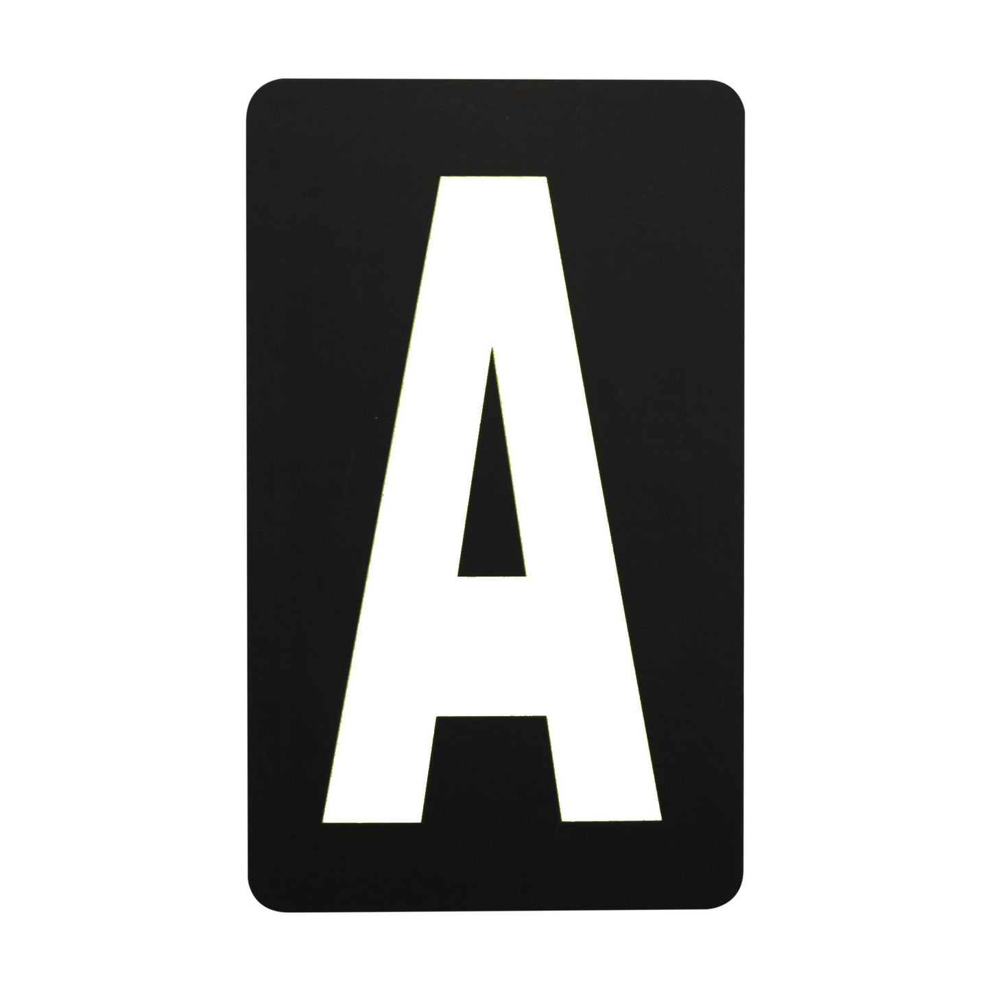 Spare White Letter For BikeTek Pitboard - 'A'