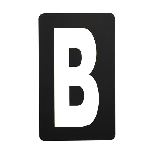 Spare White Letter For BikeTek Pitboard - 'B'