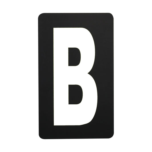 Spare White Letter For BikeTek Pitboard - 'B'