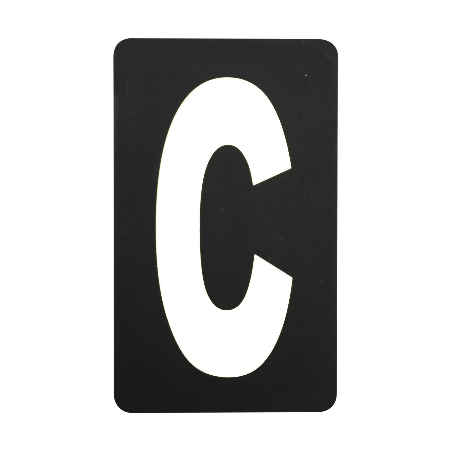 Spare White Letter For BikeTek Pitboard - 'C'