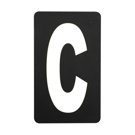 Spare White Letter For BikeTek Pitboard - 'C'