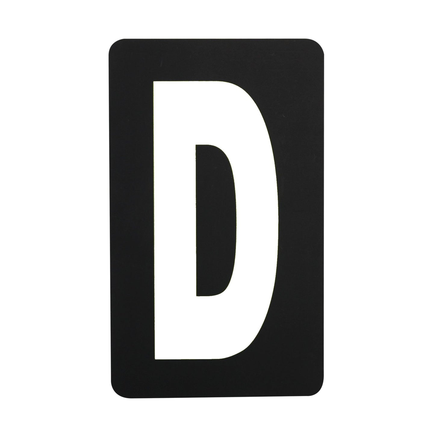 Spare White Letter For BikeTek Pitboard - 'D'