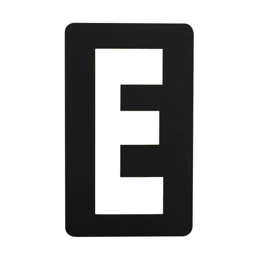 Spare White Letter For BikeTek Pitboard - 'E'