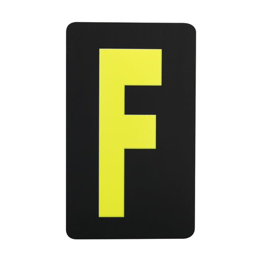 Spare Yellow Letter F For BikeTek Pitboard