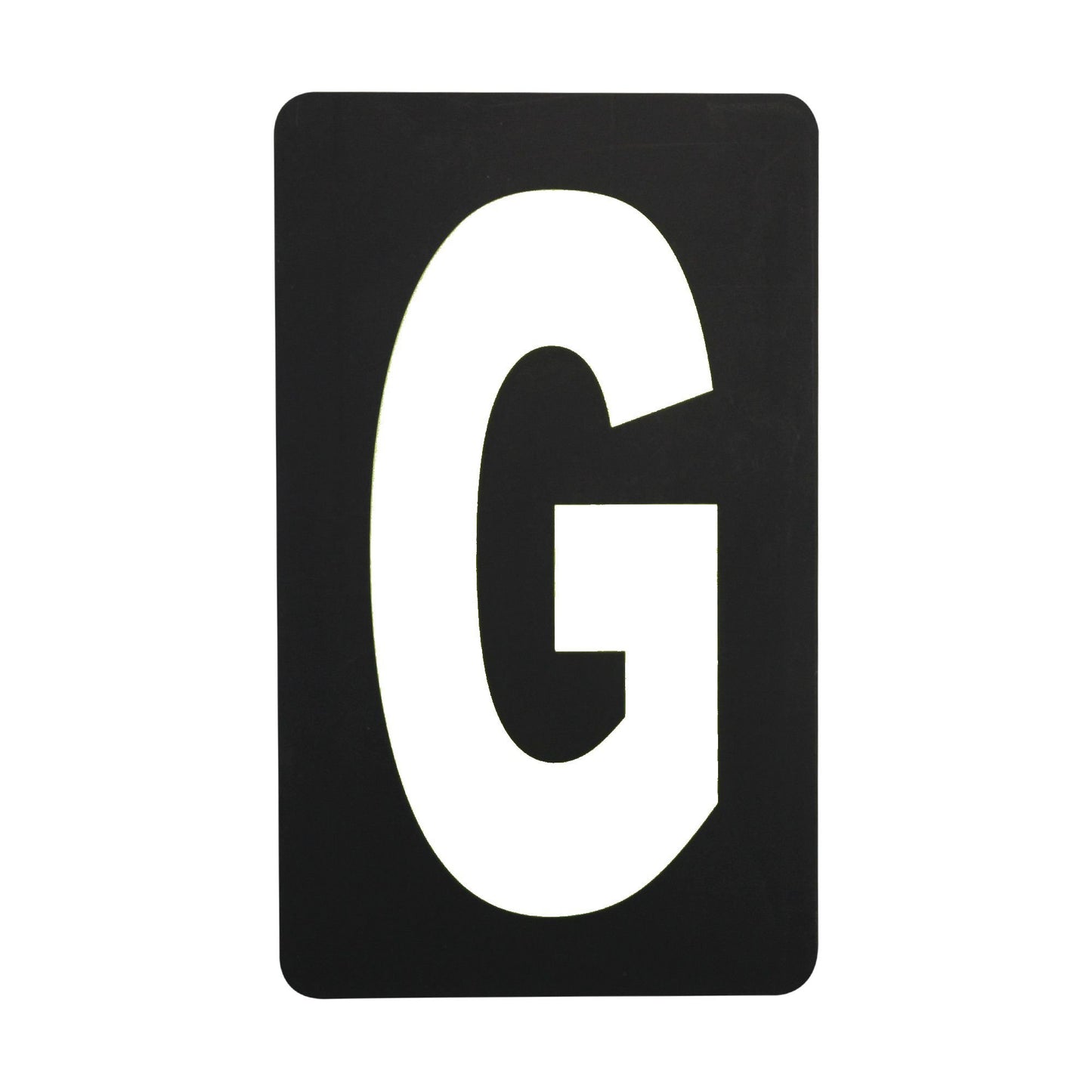 Spare White Letter For BikeTek Pitboard - 'G'
