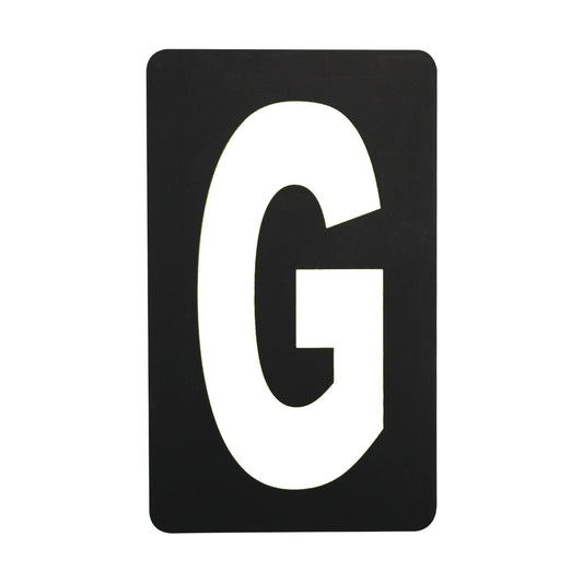 Spare White Letter For BikeTek Pitboard - 'G'
