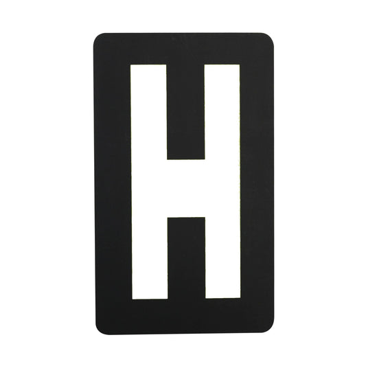 Spare White Letter For BikeTek Pitboard - 'H'