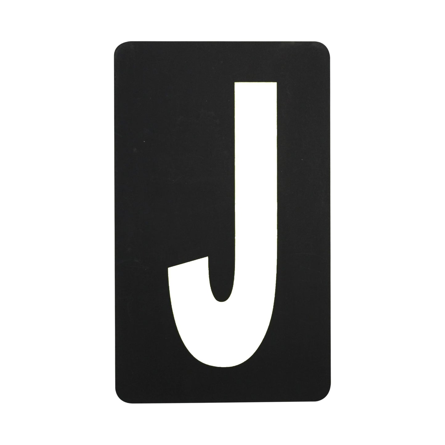 Spare White Letter For BikeTek Pitboard - 'J'