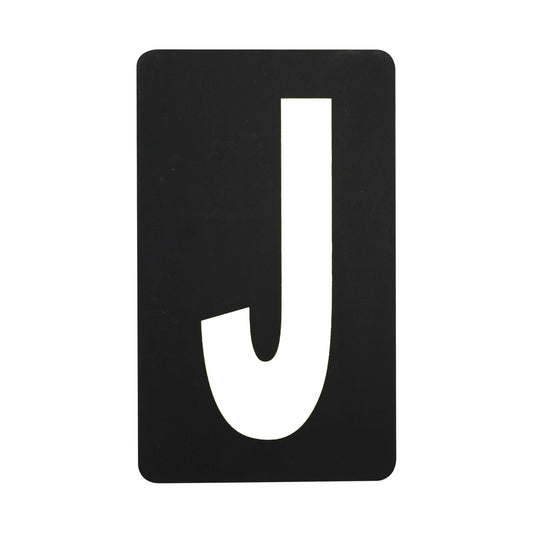Spare White Letter For BikeTek Pitboard - 'J'