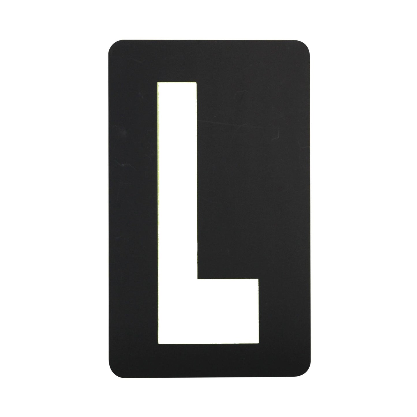 Spare White Letter For BikeTek Pitboard - 'L'