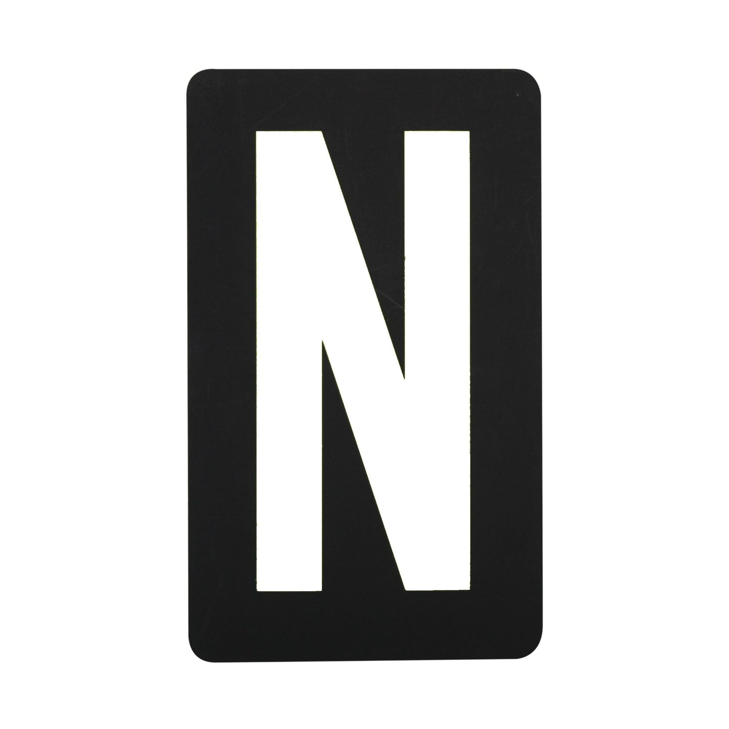 Spare White Letter For BikeTek Pitboard - 'N'