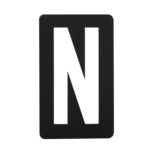 Spare White Letter For BikeTek Pitboard - 'N'