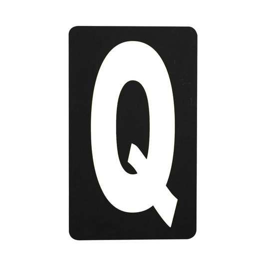 Spare White Letter For BikeTek Pitboard - 'Q'
